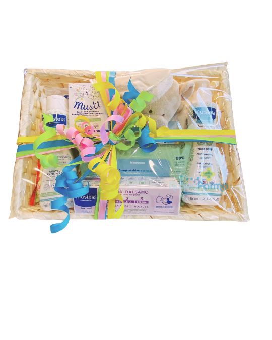 MUSTELA Cesta Regalo para Bebé
