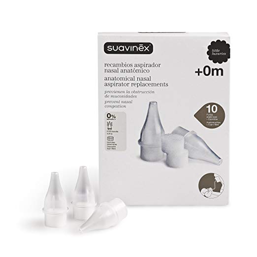 Suavinex - Recambio aspirador nasal, 10 unidades 1 Suavinex - Recambio aspirador nasal, 10 unidades