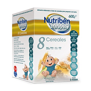 Nutriben Innova 8 cereales 600g sin aceite de palma 1 Nutriben Innova 8 cereales 600g sin aceite de palma