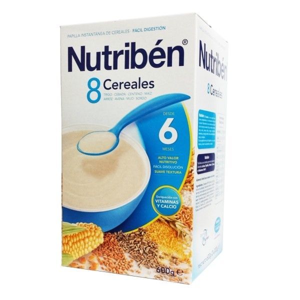 Nutribén 8 Cereales 600g +6m 1 Nutribén 8 Cereales 600g +6m