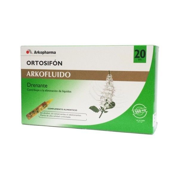 Arkofluido ortosifón drenante 20 ampollas 1 Arkofluido ortosifón drenante 20 ampollas
