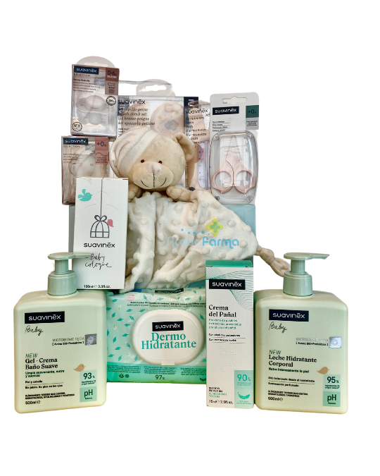 Suavinex Canastilla PREMIUM Regalo Bebé Beig