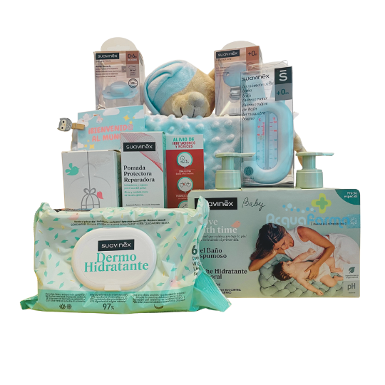 Suavinex Canastilla Regalo Bebé AZUL