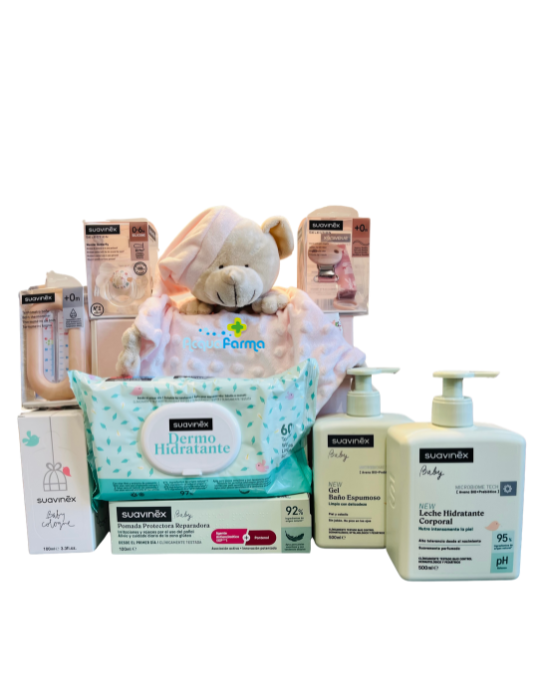 Suavinex Canastilla Regalo Bebé ROSA
