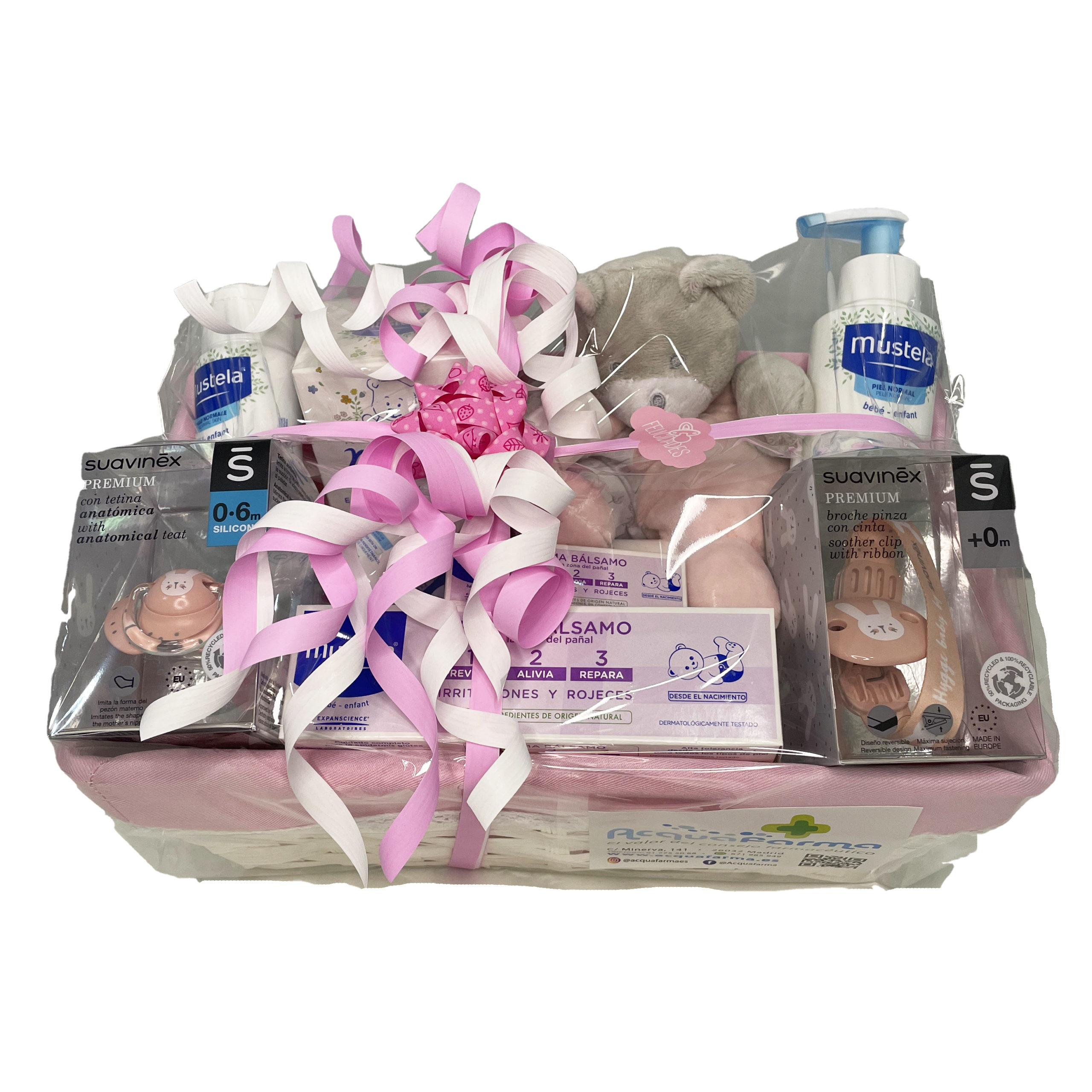 MUSTELA Cesta para regalo bebe XL MUSTELA Cesta para regalo bebe XL