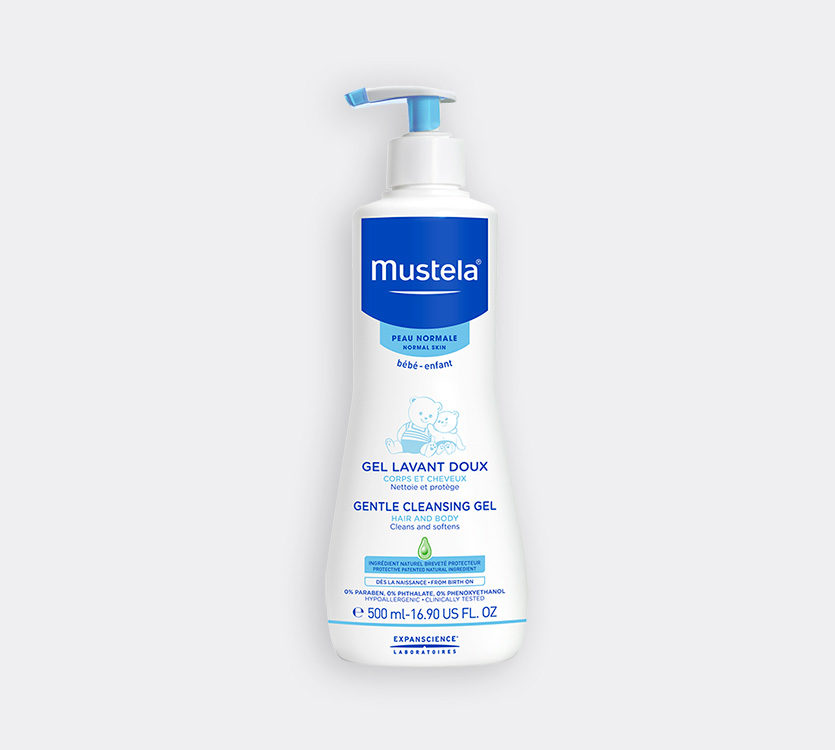 mustela gel de baño suave 500ml