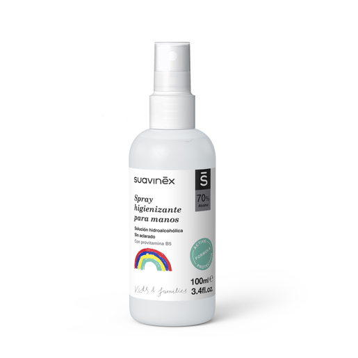 Suavinex Spray Higienizante 100ml El spray higienizante de manos de Suavinex que limpia sin resecar