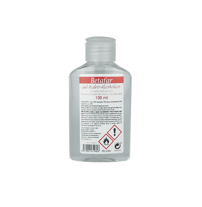 Betafar Gel Hidroalcohólico 100ml Betafar Gel Hidroalcohólico 100ml