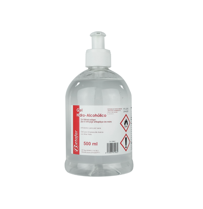 Betafar Gel Hidroalcohólico 500ml Betafar Gel Hidroalcohólico 500ml