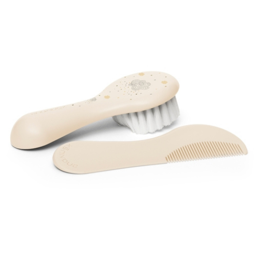 suavinex cepillo y peine beige (2) suavinex cepillo y peine beige