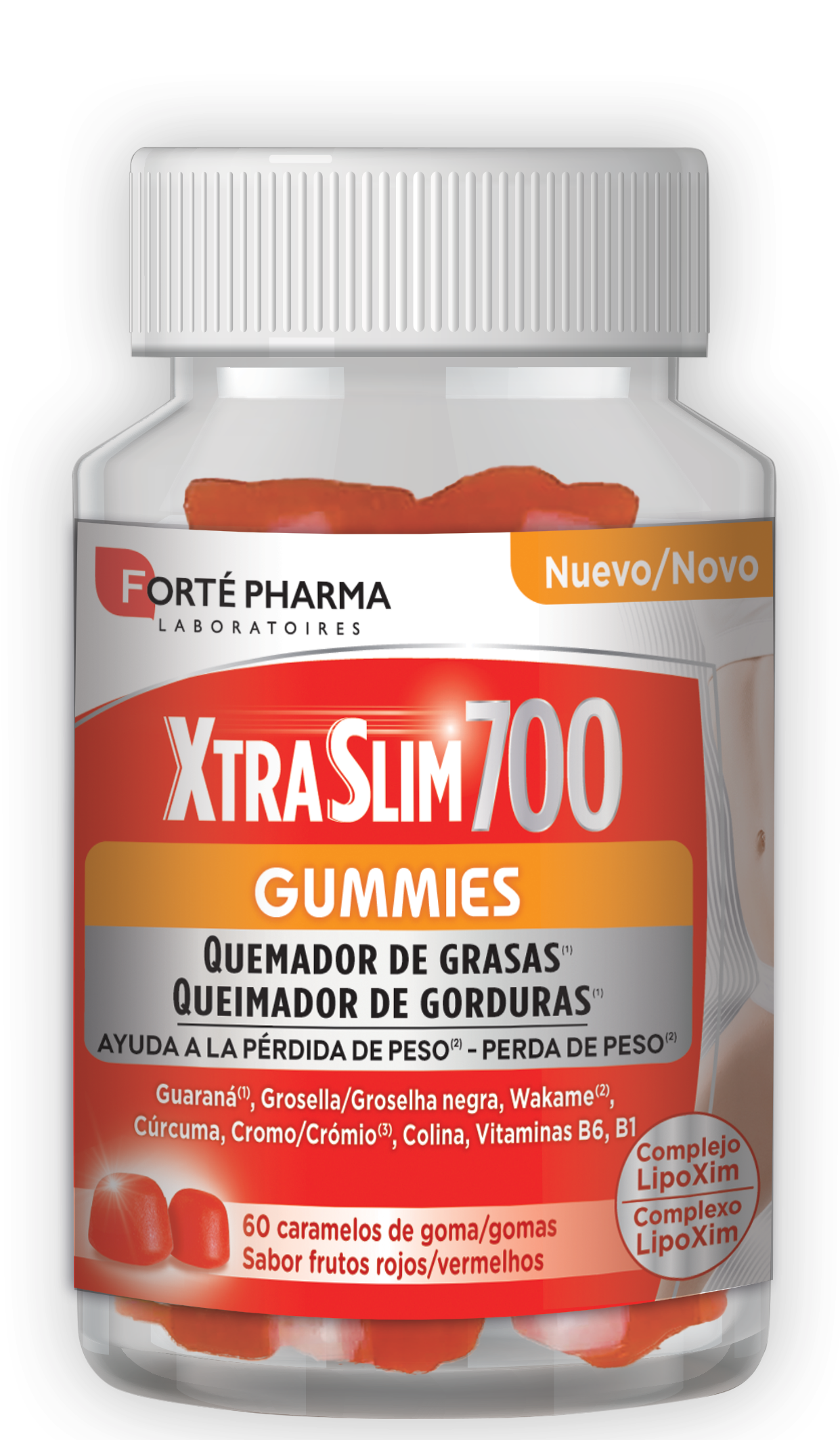 XtraSlim 700 Gummies 60 caramelos de goma EAN 8470002072107