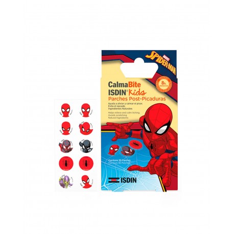 Isdin CalmaBite Parches Post-Picaduras Spiderman Los parches post-picaduras de Isdin para niños