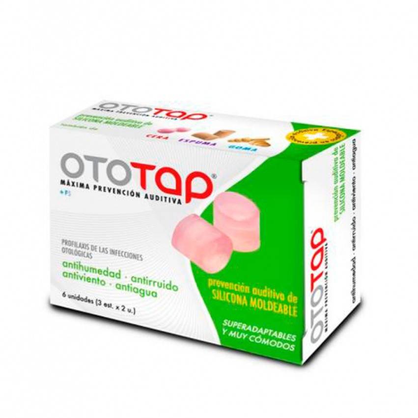 OTOTAP Tapones para los oídos de Silicona 6uds