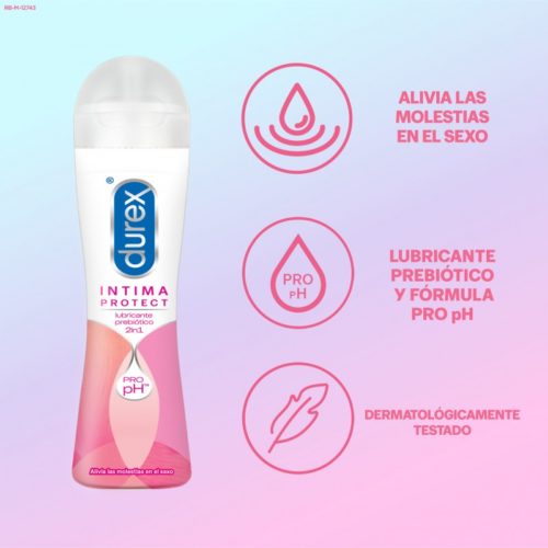 Durex Intima Protect Gel Prebiótico Lubricante 50ml