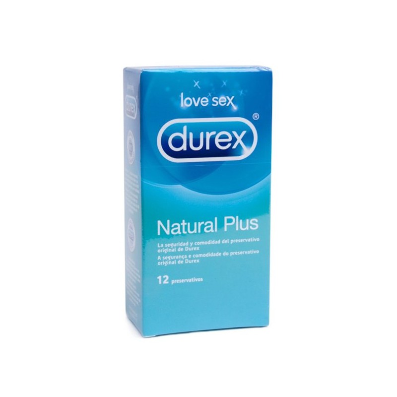 Durex Natural Plus 12 Preservativos Durex Natural Plus 12 Preservativos