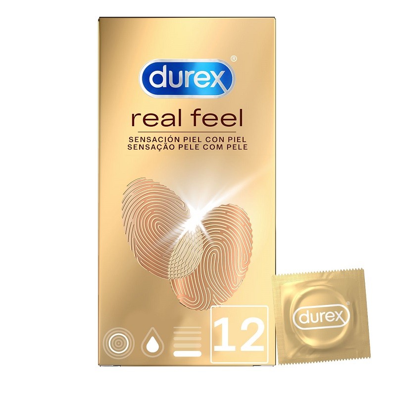 Durex Real Feel 12 Preservativos Durex Real Feel 12 Preservativos