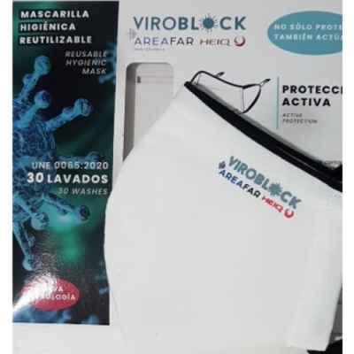 ViroBlock Areafar Mascarilla Higiénica Reutilizable ViroBlock Areafar Mascarilla Higiénica Reutilizable
