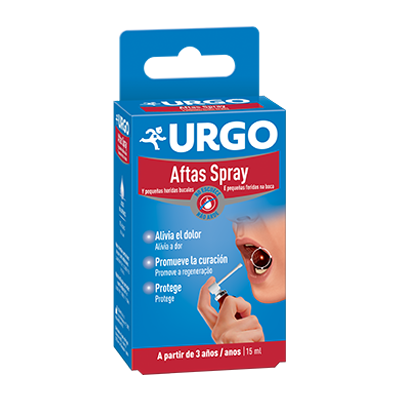 Urgo Aftas y Heridas Bucales Spray 15ml Urgo Aftas y Heridas Bucales Spray 15ml